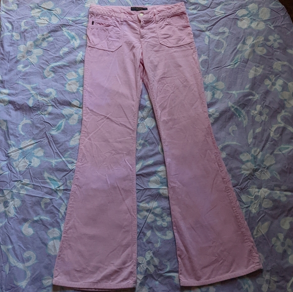 Juicy Couture Pants - Rare Vintage Juicy Couture Jeans Low Rise Corduroy Bell Bottoms, size 29